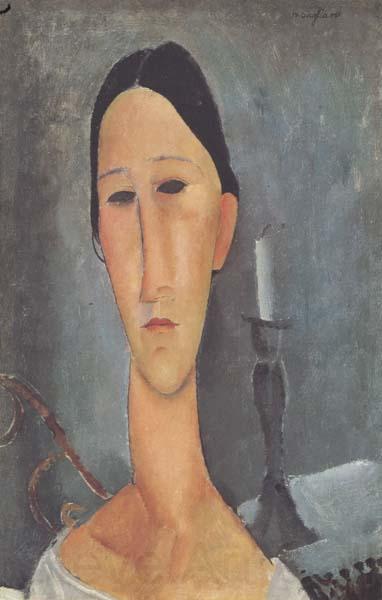 Amedeo Modigliani Hanka Zborowska au bougeoir (mk38) Germany oil painting art